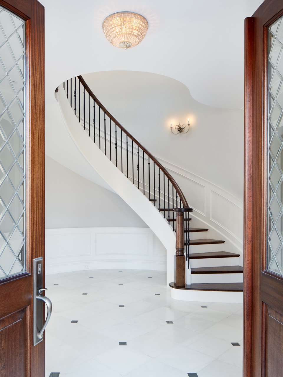 Interior Design Grand Staircase Chicago North Shore