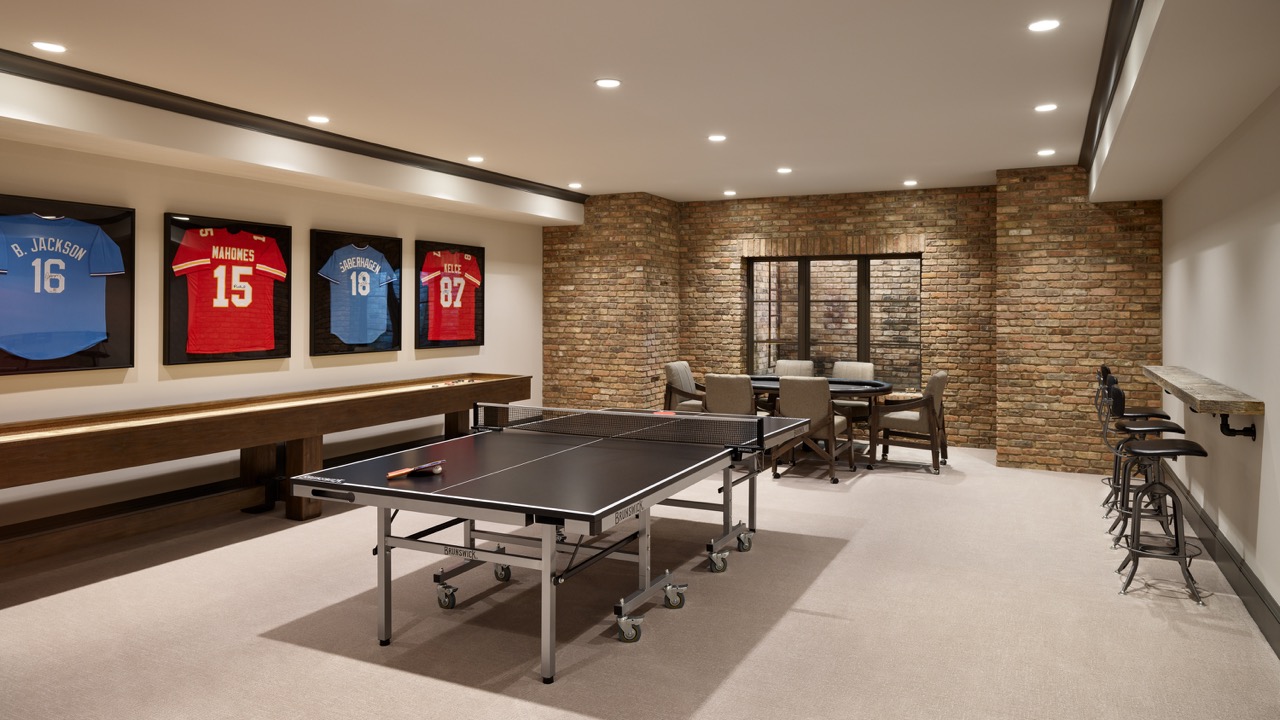 Finished Basement Interior Design Chicago North Shore